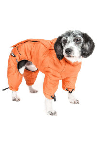 Helios Thunder-crackle Full-Body Waded-Plush Adjustable and 3M Reflective Dog Jacket(D0102H7L1CY.)