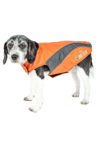 Helios Octane Softshell Neoprene Satin Reflective Dog Jacket w/ Blackshark technology(D0102H7L1NW.)
