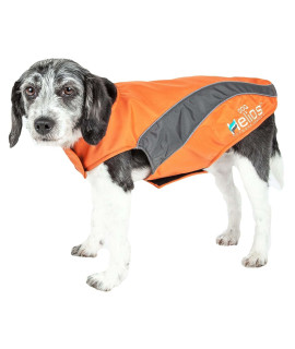 Helios Octane Softshell Neoprene Satin Reflective Dog Jacket w/ Blackshark technology(D0102H7L14U.)