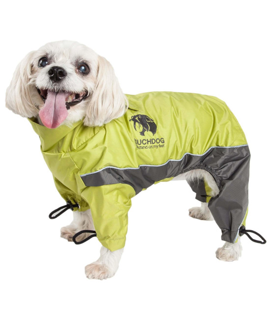 Touchdog Quantum-Ice Full-Bodied Adjustable and 3M Reflective Dog Jacket w/ Blackshark Technology(D0102H7LYHY.)