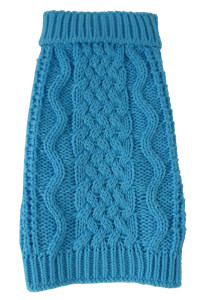 Swivel-Swirl Heavy Cable Knitted Fashion Designer Dog Sweater(D0102H7LDUA.)