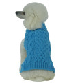 Swivel-Swirl Heavy Cable Knitted Fashion Designer Dog Sweater(D0102H7LDUA.)