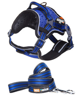 Helios Dog Chest Compression Pet Harness and Leash Combo(D0102H703HV.)