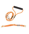 Helios Dura-Tough Easy Tension 3M Reflective Pet Leash and Collar(D0102H7037W.)