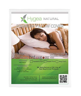 Standard Bed Bug Pillow Cover - Queen 21 x 31 - 2 Pack