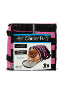 Vented Pet Carrier Bag with Reflective Stripes