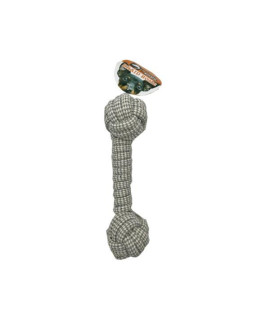 Dumbell Shaped Pet Rope Toy in Blue and White