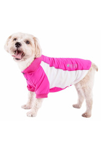 Pet Life Active 'Barko Pawlo' Relax-Stretch Wick-Proof Performance Dog Polo T-Shirt(D0102H7L32V.)