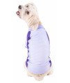 Pet Life Active 'Barko Pawlo' Relax-Stretch Wick-Proof Performance Dog Polo T-Shirt(D0102H7L30A.)