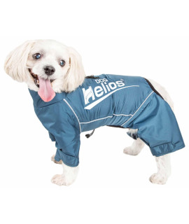 Dog Helios 'Hurricanine' Waterproof And Reflective Full Body Dog Coat Jacket W/ Heat Reflective Technology(D0102H7LU1U.)