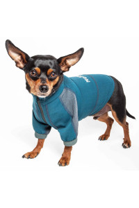 Dog Helios 'Eboneflow' Mediumweight 4-Way-Stretch Flexible And Breathable Performance Dog Yoga T-Shirt(D0102H7L3EW.)