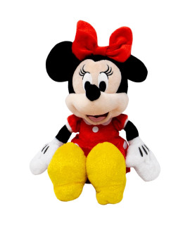 Mickey Mouse 804555 Disney Minnie Mouse Red Dress Plush Doll - 11 in