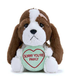 Love Hearts Sorry Youre Pawly Dog Plush18cm (7inch)