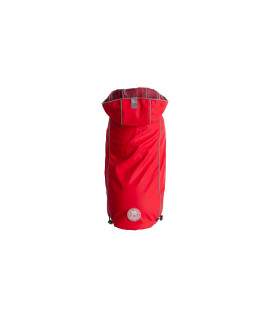 GF Pet Reversible Elasto-Fit Raincoat - Red - XS