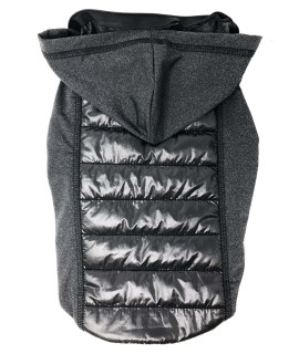 Pet Life 'Apex' Lightweight Hybrid 4-Season Stretch and Quick-Dry Dog Coat w/ Pop out Hood(D0102HAXRAA.)