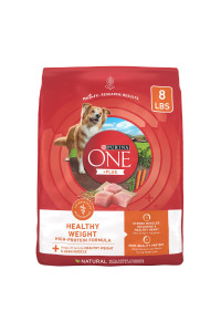 Purina ONE Plus Healthy Weight High-Protein Dog Food Dry Formula - 8 Lb. Bag