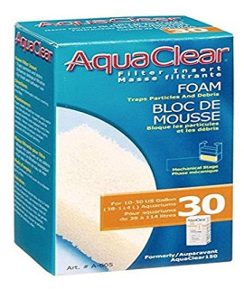 Aqua Clear AquaClear 30 Foam Filter Insert, Aquarium Filter Replacement Media, A605