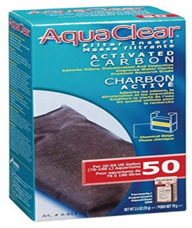 Aqua Clear A612 50 Activated Carbon,White, 2.4 Ounce