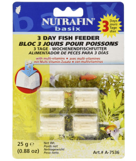 Nutrafin 3 Day Treasure Chest Holiday Fish Feeder, 4-Pack