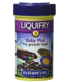 Interpet Liquifry Number 3 Baby Plus Fish Food For All Young Fish