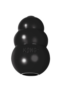 KONg - Extreme Dog Toy - Toughest Natural Rubber, Black - Fun to chew, chase and Fetch - for XX-Large Dogs