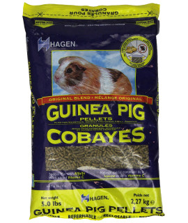 Hagen Guinea Pig Pellets Food, 5-Pound