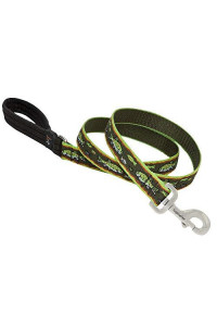 LupinePet Originals 1 Brook Trout 4-Foot Padded Handle Leash for Medium and Larger Dogs