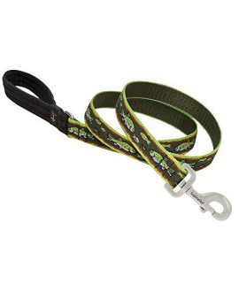 LupinePet Originals 1 Brook Trout 4-Foot Padded Handle Leash for Medium and Larger Dogs