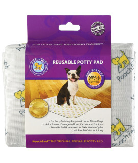 PoochPad Original Washable, Reusable Potty Pad (Small) - Unmatched Odor Control, Leakproof Puppy Training Pee Pad