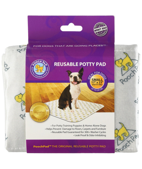 PoochPad Original Washable, Reusable Potty Pad (Small) - Unmatched Odor Control, Leakproof Puppy Training Pee Pad