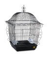 Prevue Pet Products Jumbo Scrollwork Bird Cage 220BLK Black, 18-Inch by 18-Inch by 25-Inch