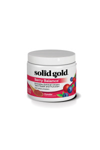 Solid Gold Cranberry Supplement for Dogs & Cats for Urinary Tract Health - Berry Balance UTI + Bladder + Kidney Support for Cats and Dogs with Antioxidants - Cranberry Powder - 3.5 oz