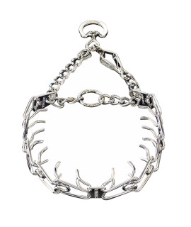 Herm Sprenger Chrome Plated Steel Training Prong Collar with Quick Release Snap for Dogs (25in (63cm) x 4mm)