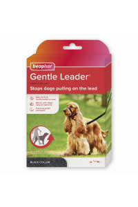 Beaphar gentle Leader Head collar for Medium Dogs Stops Pulling On The Lead Training Aid with Immediate Effect Endorsed by Behaviourists Black x 1