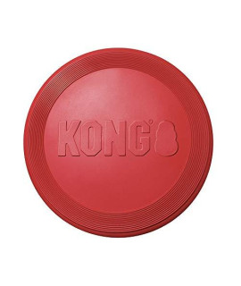 KONG Flyer - Tough Dog Toy - Durable Rubber Flying Disc Dog Toy - Outdoor Dog Toy for Fetch - Dog Chase Toy - Large Dogs