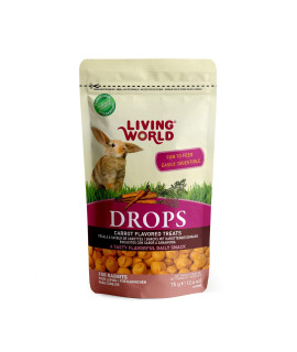 Living World Drops Rabbit Treat, 2.6-Ounce, Carrot