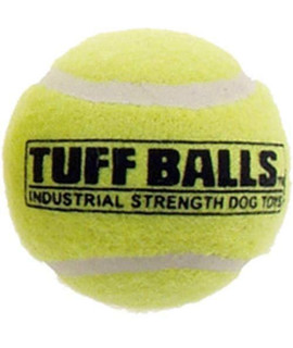 PetSport USA 1.8 JR Tuff Balls for Small Dogs [Pet Safe Non-Toxic Industrial Strength Tennis Balls for Exercise, Play Time & Dog Training]