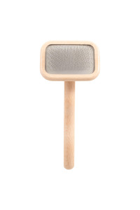 chris christensen Mark I Slicker Brush, groom Like a Professinal, Stainless Steel Pins, Lightweight Beech Wood Body, ground and Polished Tips, Extra Small