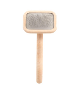 chris christensen Mark I Slicker Brush, groom Like a Professinal, Stainless Steel Pins, Lightweight Beech Wood Body, ground and Polished Tips, Extra Small