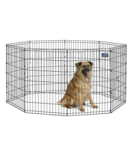 MidWest Homes for Pets Foldable Metal Dog Exercise Pen / Pet Playpen, 24'W x 36'H