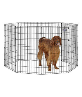 MidWest Homes for Pets Foldable Metal Dog Exercise Pen / Pet Playpen, 24'W x 42'H