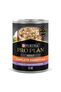 Purina Pro Plan High Protein Dog Food With Gravy, Turkey and Vegetables Entree - 13 oz. Can