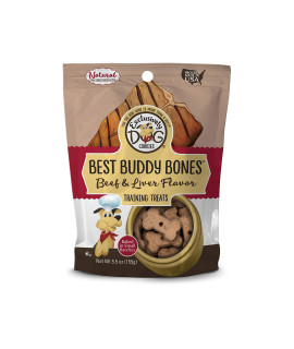 Exclusively Dog Cookies Best Buddy Bones Beef and Liver Flavor Training Treats Natural and Made in The USA, 5.5 oz