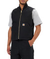 carhartt mens Arctic-quilt Lined Duck Vest (Big & Tall) work utility outerwear, Black, Large Big Tall US
