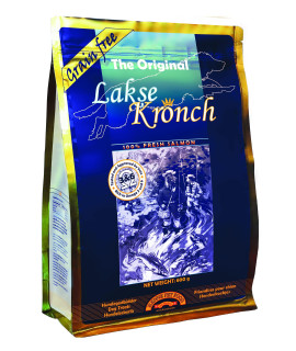 Lakse Kronch 100 Percent Fresh Baked Norwegian Salmon All Natural Dog Treats From Fresh Fish Processed Within 24 Hours of Being Caught No Fillers or Unnatural Preservatives