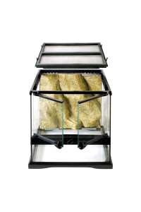 Exo Terra Glass Terrarium Kit, for Reptiles and Amphibians, Mini Wide, 12 x 12 x 12 Inches, PT2600A1