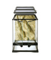 Exo Terra glass Terrarium Kit, for Reptiles and Amphibians, Mini Tall, 12 x 12 x 18 inches, PT2602A1