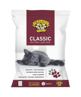 Dr. Elsey's Premium Clumping Cat Litter - Classic - 99.9% Dust-Free, Low Tracking, Hard Clumping, Superior Odor Control, Unscented & Natural Ingredients