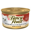 Purina Fancy Feast Grilled Wet Cat Food Beef and Liver Feast in Wet Cat Food Gravy - (24) 3 Oz. Cans