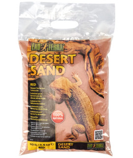 Exo Terra Desert Sand, 10-Pound, Red for All Breed Sizes